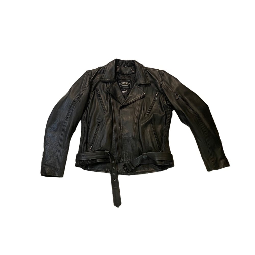 Unik leather motorcycle jacket